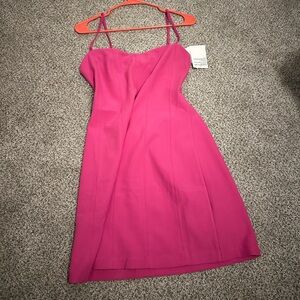 Corset Clasp-Back Mini Dress